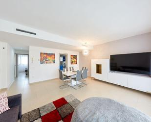 Living room of Apartment for sale in Villajoyosa / La Vila Joiosa  with Air Conditioner, Private garden and Terrace