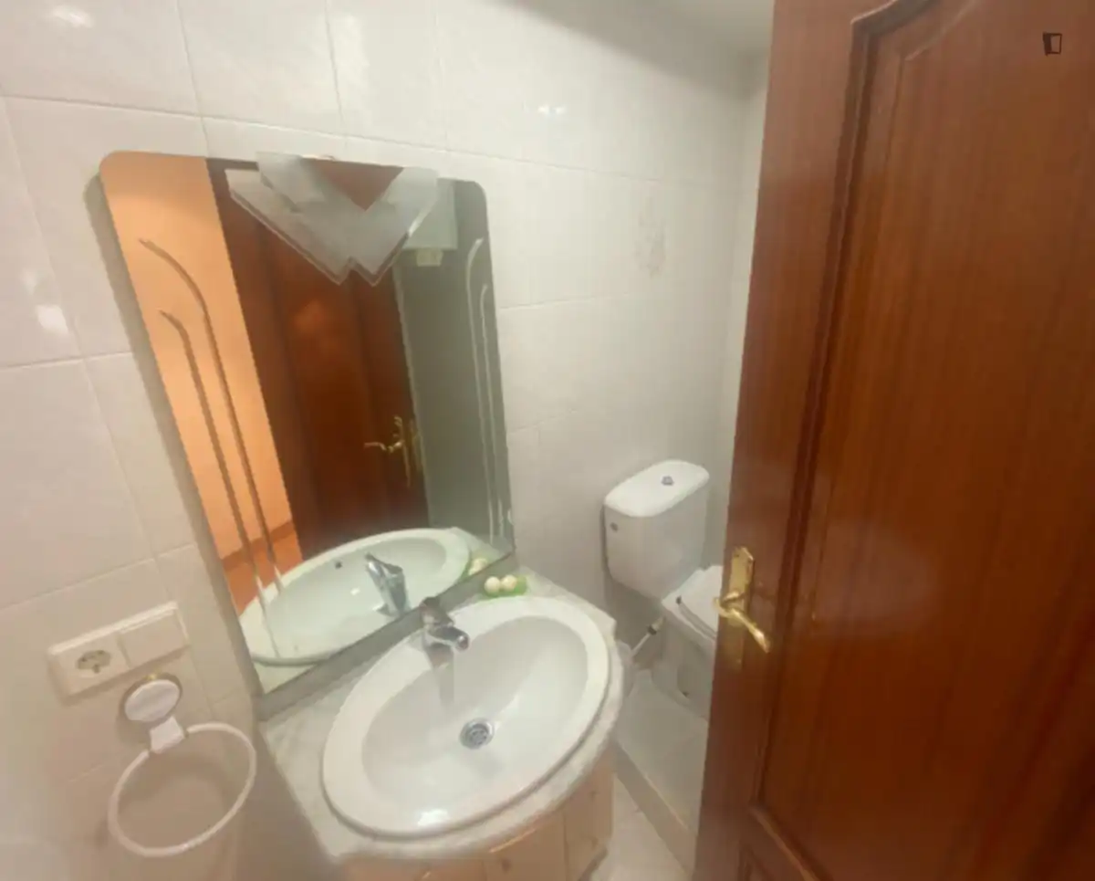 Baño de Apartamento de alquiler en Salamanca con Amueblado, Horno y Lavadora