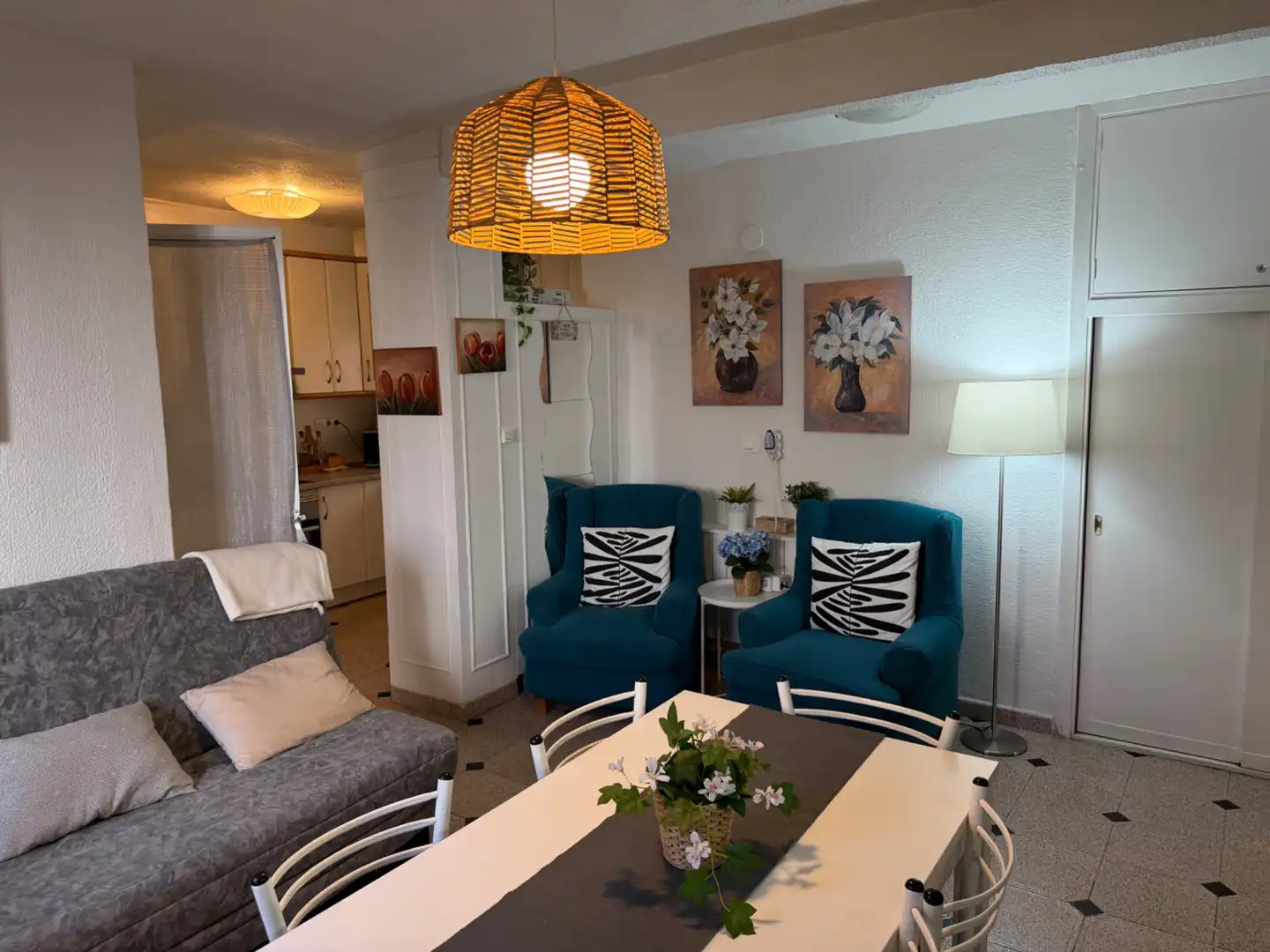 Living room of Houses for sale in Archena  with Air Conditioner, Parquet flooring and Furnished
