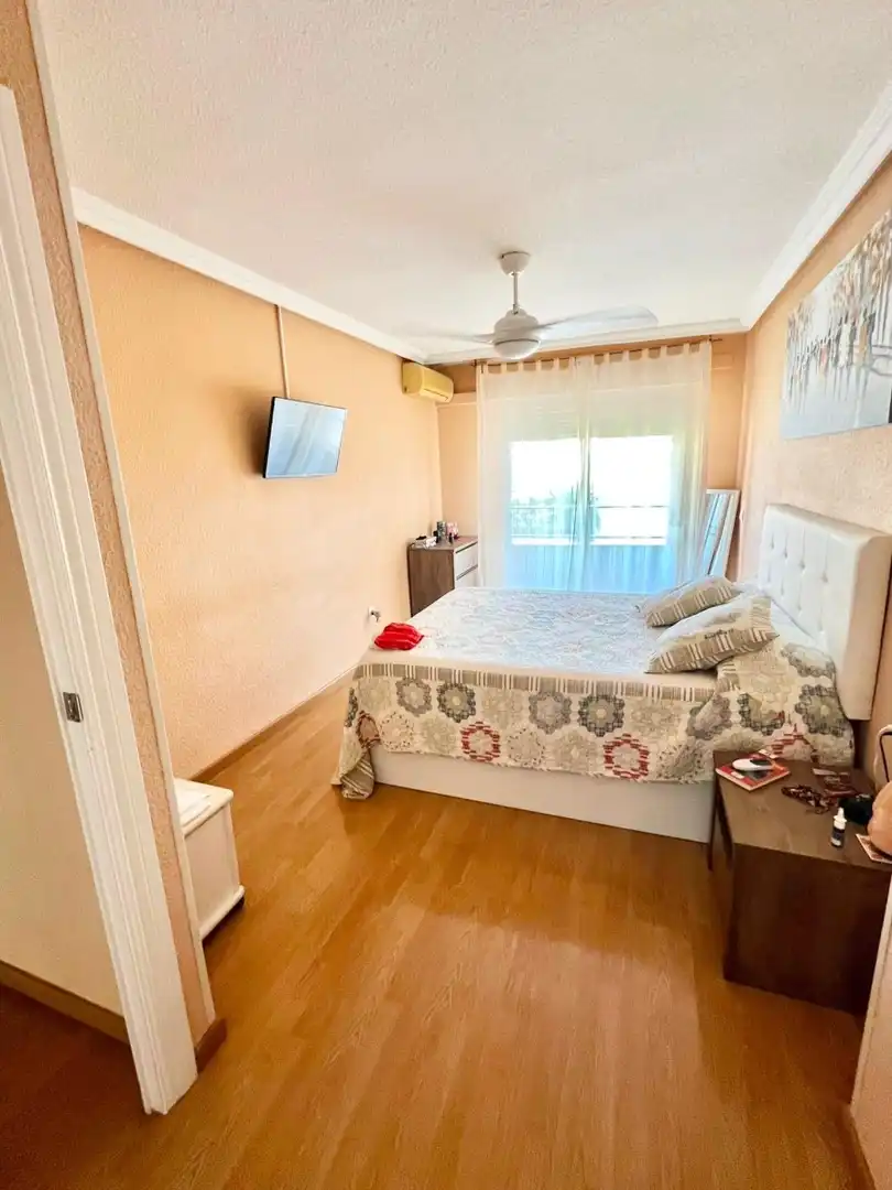 Bedroom of Apartments for rent in Sant Joan d'Alacant  with Air Conditioner, Furnished and Washing machine