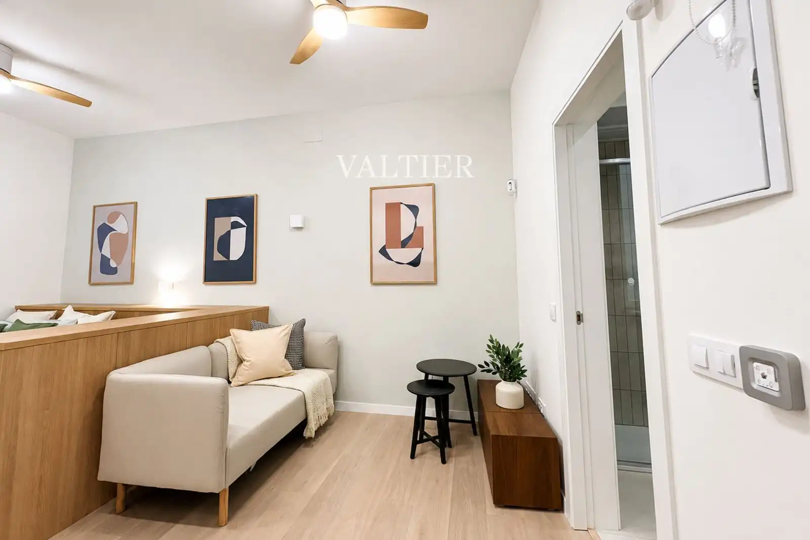 Schlafzimmer von Wohnung zur Miete in Madrid mit Möbliert