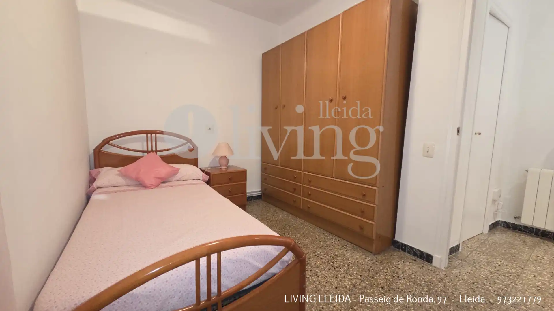 Bedroom of Flat for sale in Lleida  with Air Conditioner, Heating and Furnished
