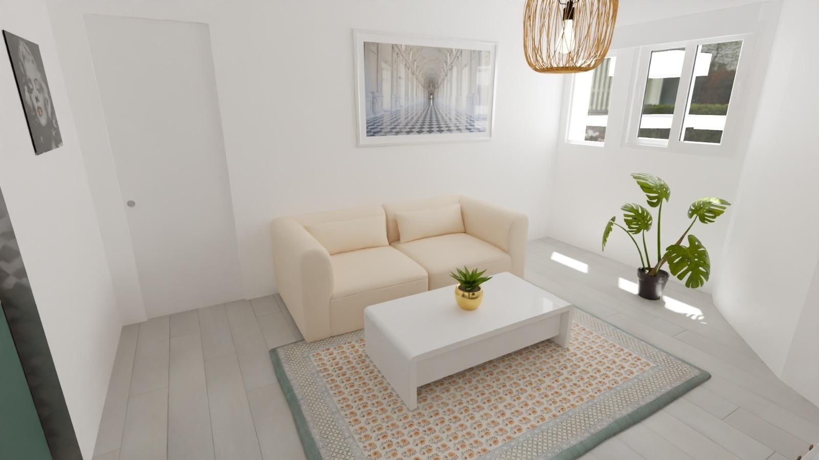 Sala d'estar de Pis en venda en  Madrid Capital amb Calefacció i Parquet