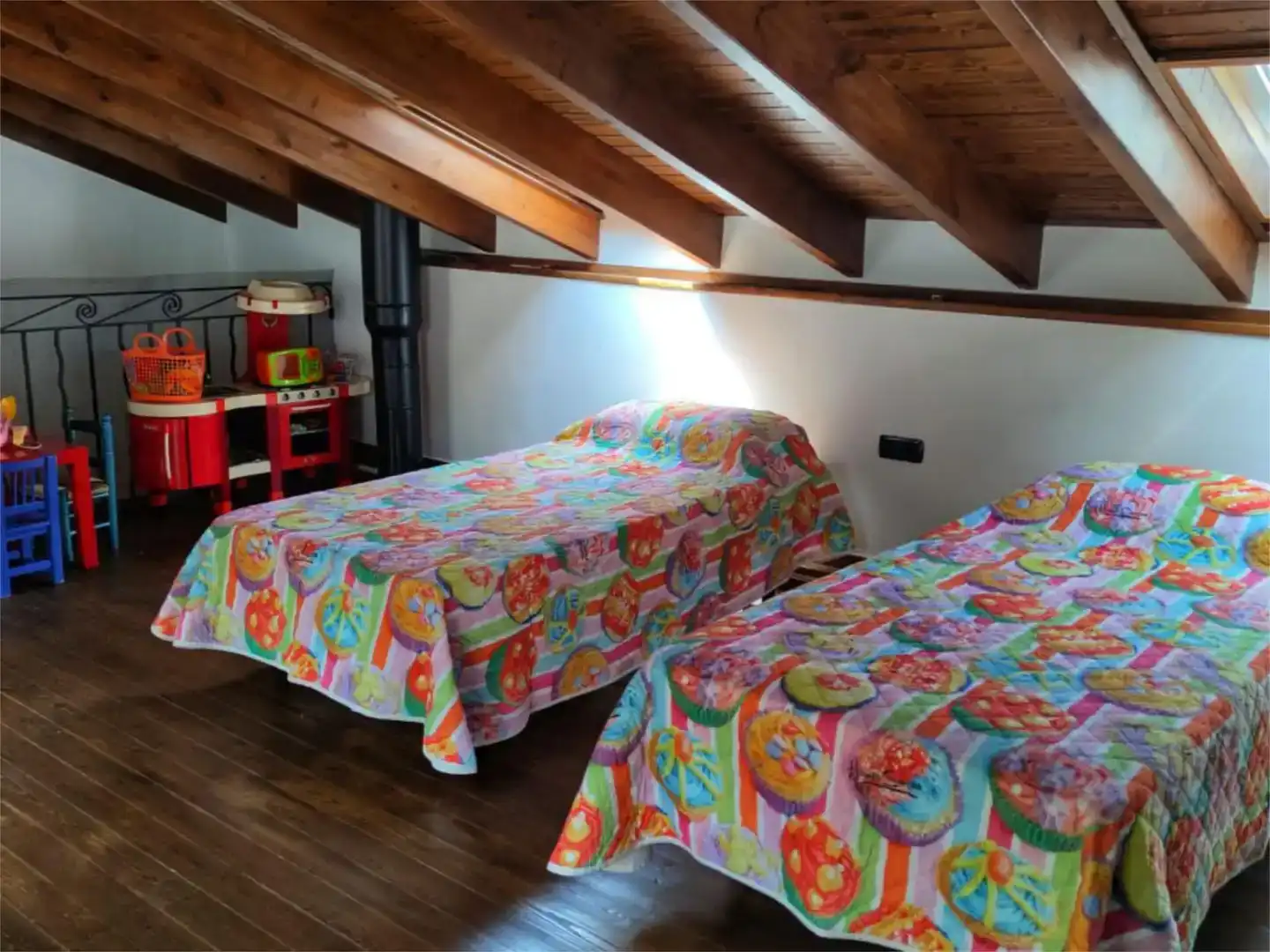 Habitación de Casa adosada en venta en Ayna con Parquet, Amueblado y Balcón