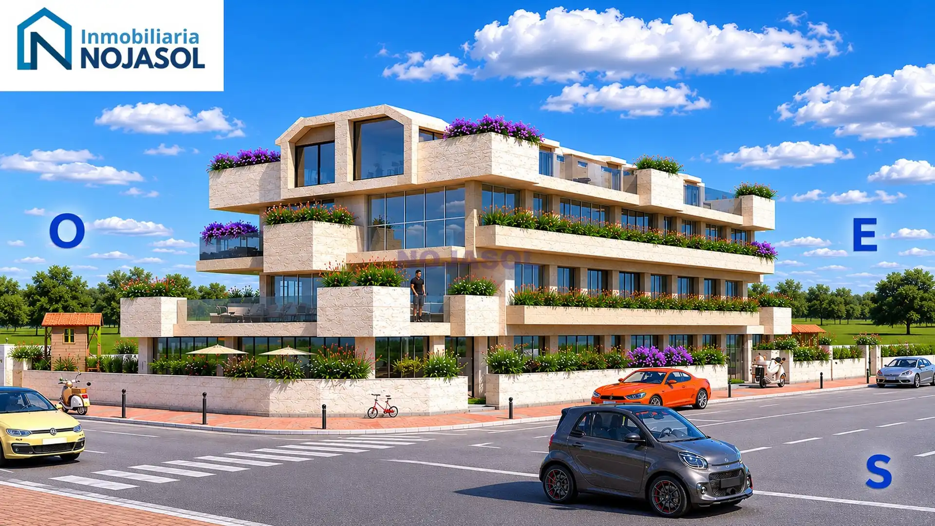 Neubau-Wohnung mit Garten zum Verkauf in Argoños