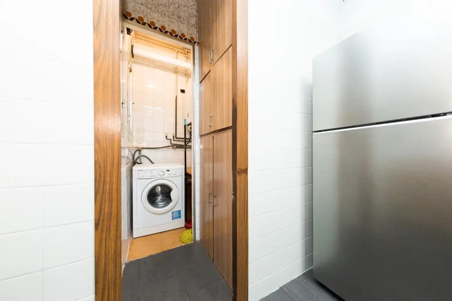 Kitchen of Flat for sale in Barcelona  with Air Conditioner and Furnished