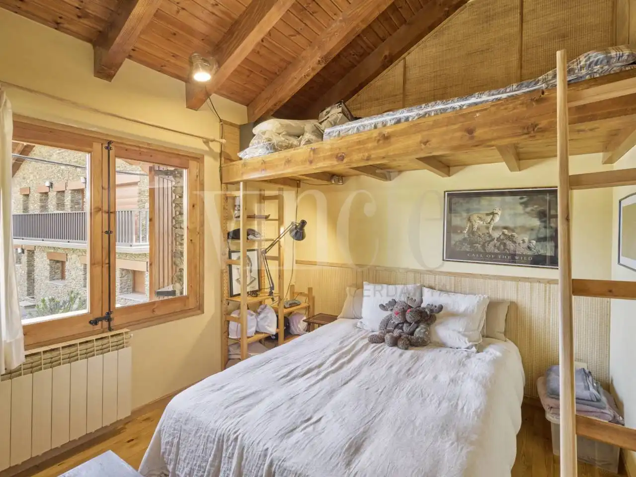 Bedroom of Houses for sale in Puigcerdà  with Heating, Private garden and Parquet flooring
