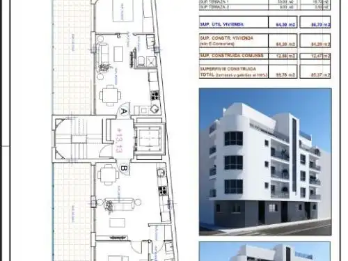 Pis en venda en Torrevieja amb Balcó i Piscina comunitària