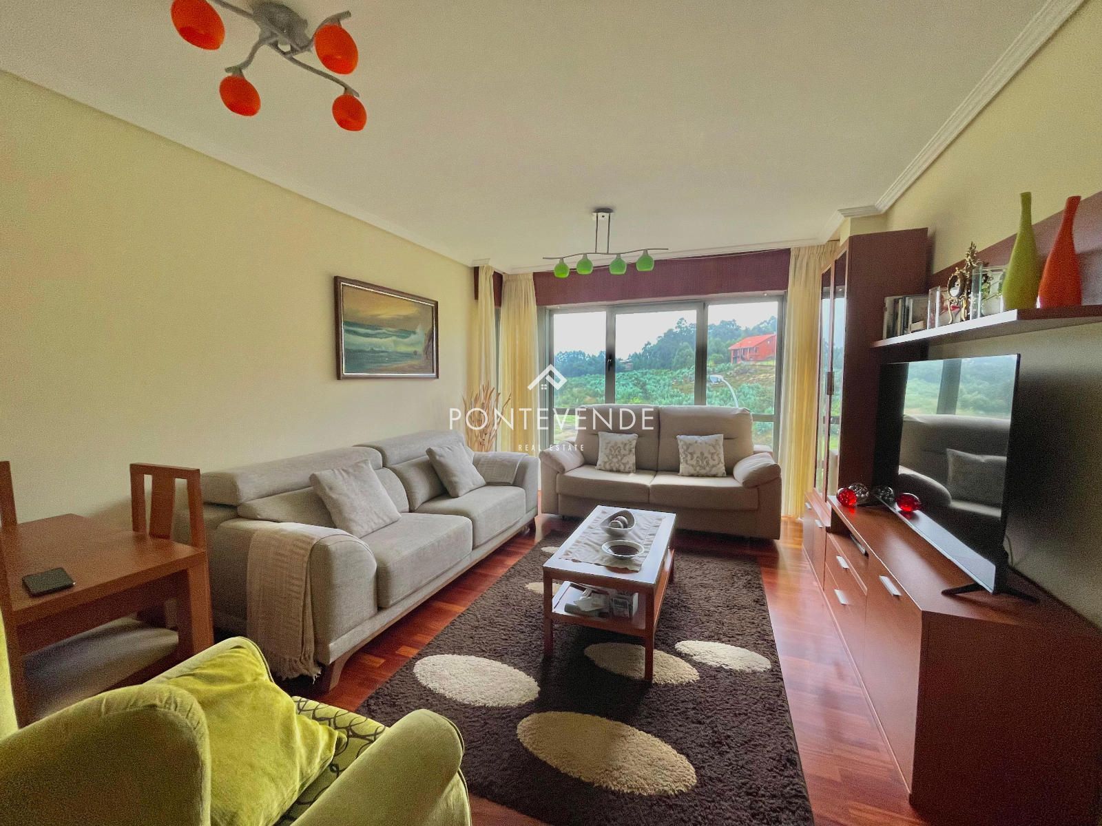 Living room of Flat for sale in Rianxo  with Heating, Private garden and Swimming Pool