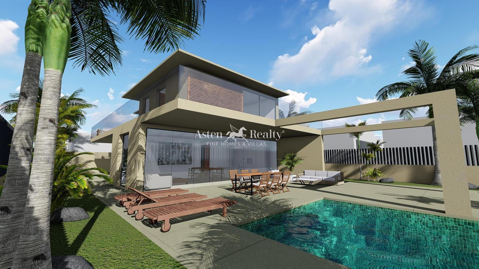 Terrassa de Casa o xalet en venda en Arona amb Aire condicionat, Terrassa i Piscina