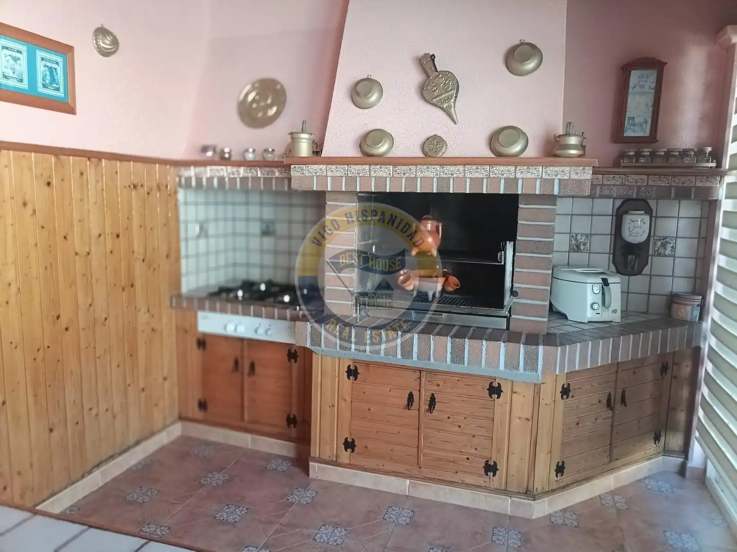 Cocina de Casa adosada en venta en Vigo  con Calefacción, Terraza y Trastero