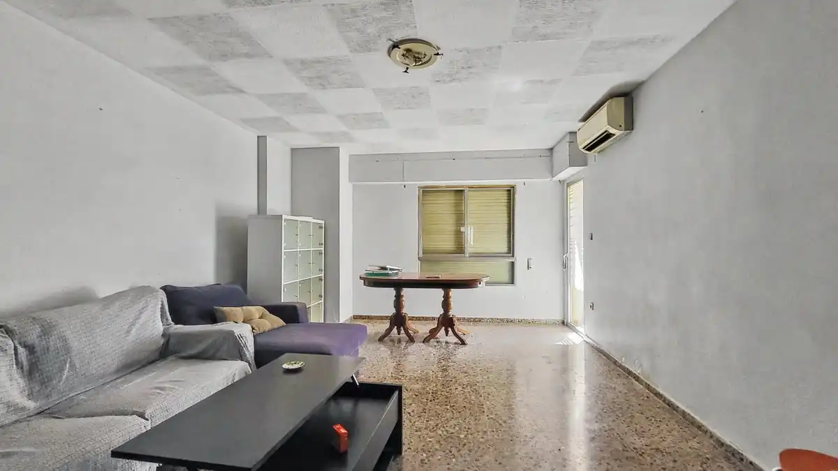 Sala de estar de Piso en venta en Dénia con Aire acondicionado, Calefacción y Terraza