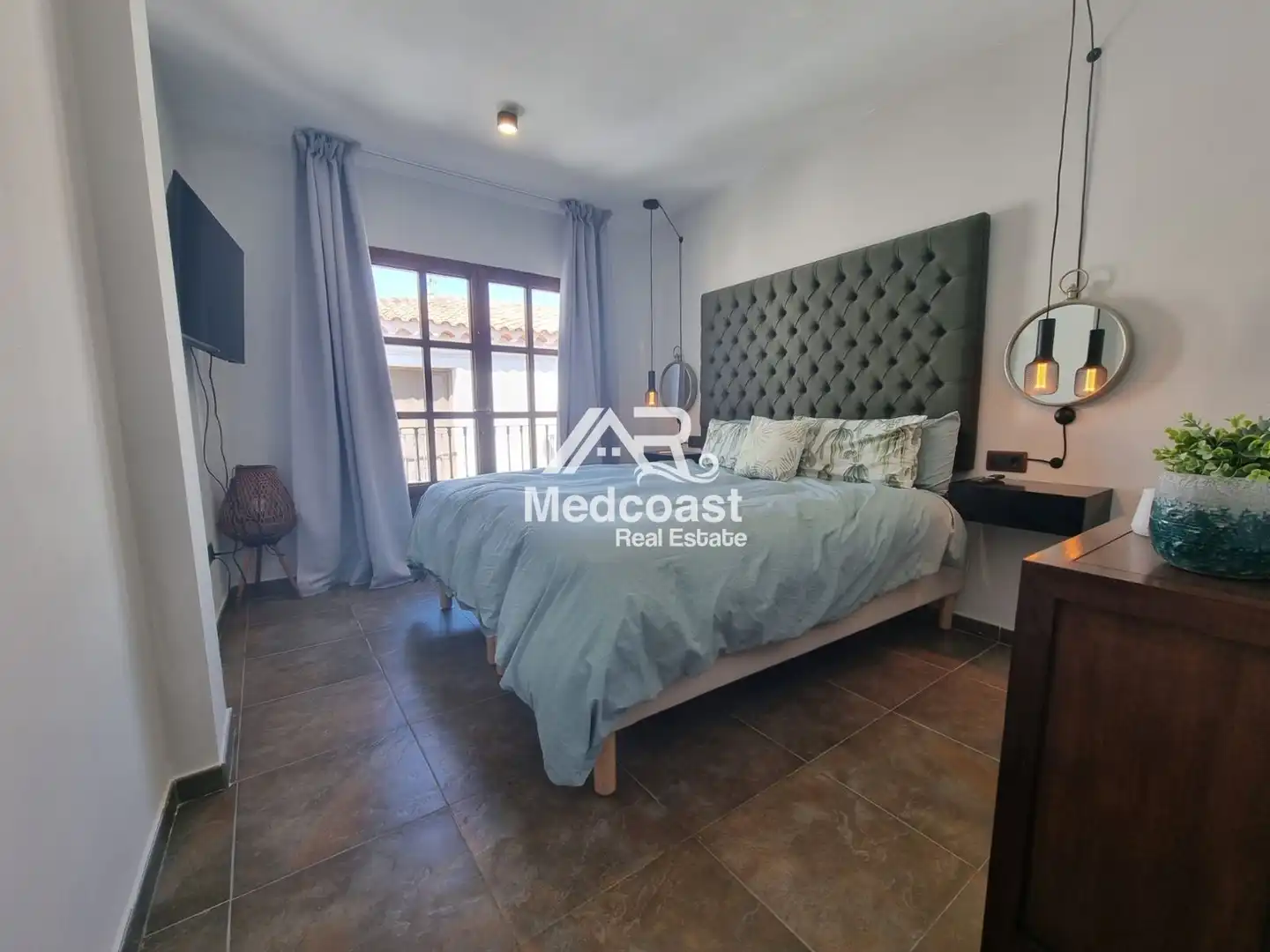 Schlafzimmer von Haus oder Chalet zum Verkauf in Sorbas mit Klimaanlage, Terrasse und Möbliert