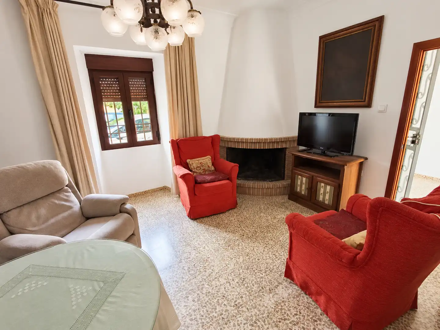 Sala d'estar de Casa o xalet en venda en La Carlota amb Aire condicionat