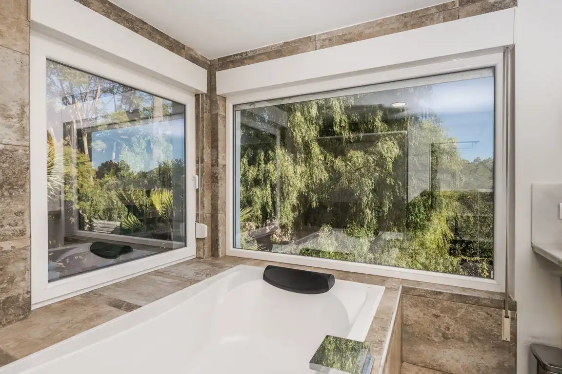 Baño de Casa o chalet en venta en Jávea / Xàbia con Aire acondicionado, Jardín privado y Terraza