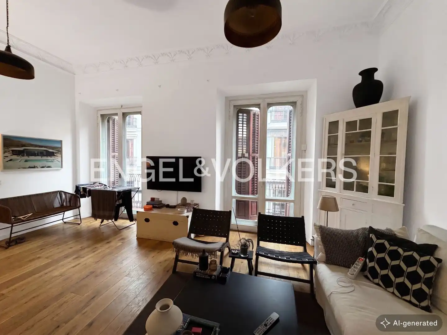 Sala de estar de Piso en venta en Madrid con Aire acondicionado, Calefacción y Balcón