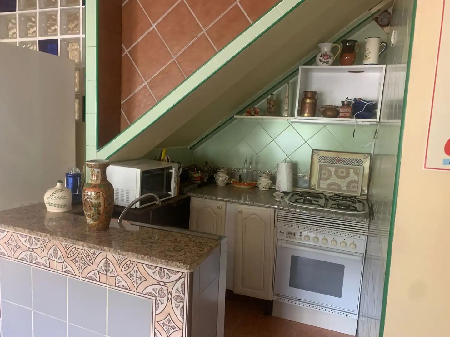 Cocina de Finca rústica en venta en Casas del Castañar con Calefacción y Terraza