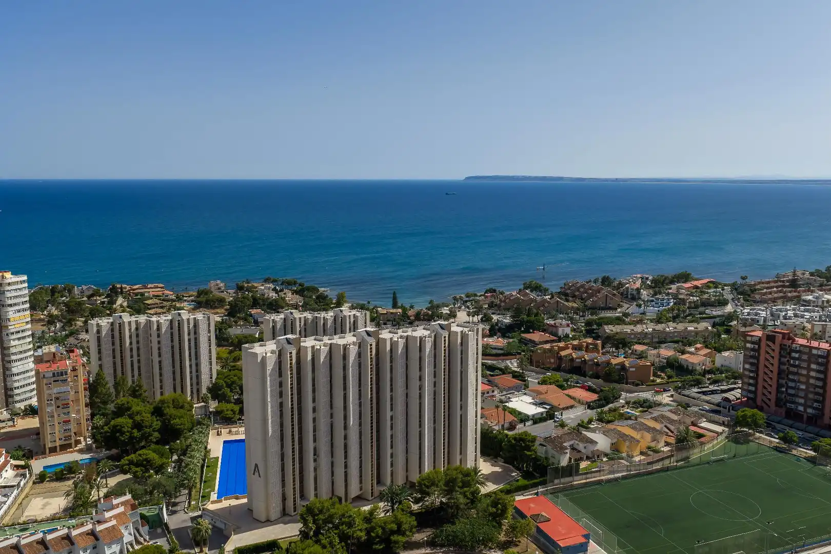 Vista exterior de Apartamento en venta en Alicante / Alacant con Piscina comunitaria