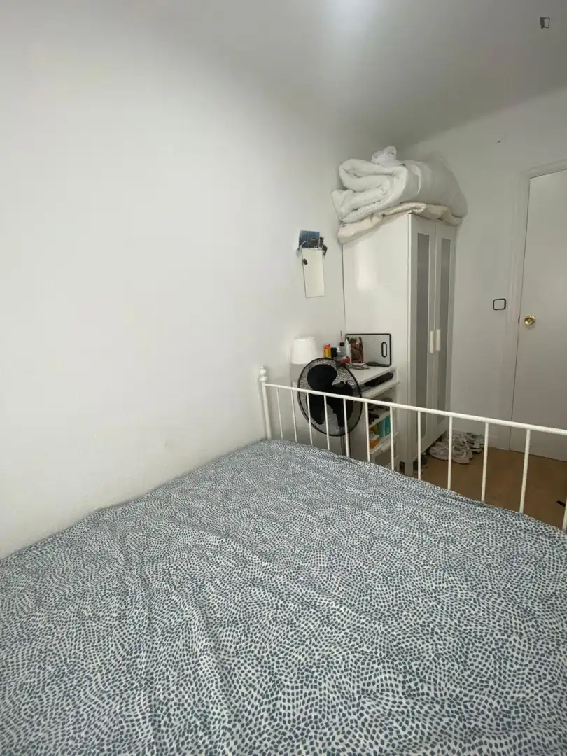 Schlafzimmer von Wohnungen zur untervermieten in Badalona mit Heizung, Möbliert und Internet