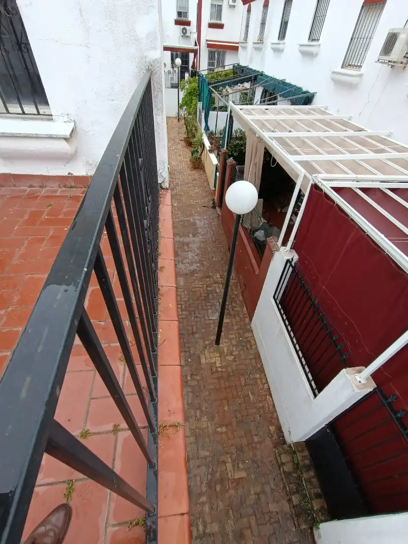Terraza de Casa adosada en venta en Mairena del Aljarafe con Aire acondicionado, Calefacción y Jardín privado