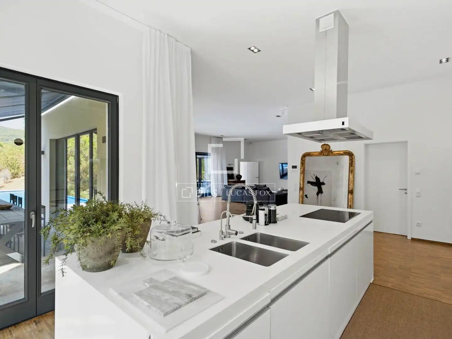 Küche von Haus oder Chalet zur Miete in  Palma de Mallorca mit Klimaanlage, Heizung und Privatgarten