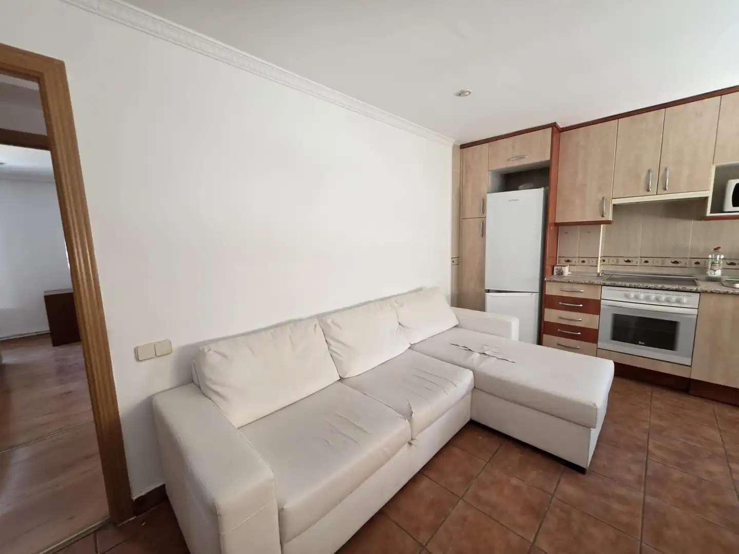 Sala de estar de Piso en venta en Madrid con Calefacción, Parquet y Amueblado