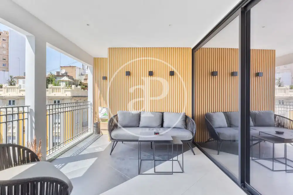 Terrace of Flat for rent in Valencia  with Air Conditioner, Heating and Terrace