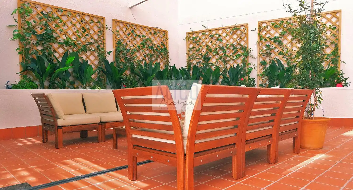 Terraza de Piso de alquiler en Madrid con Aire acondicionado, Calefacción y Terraza