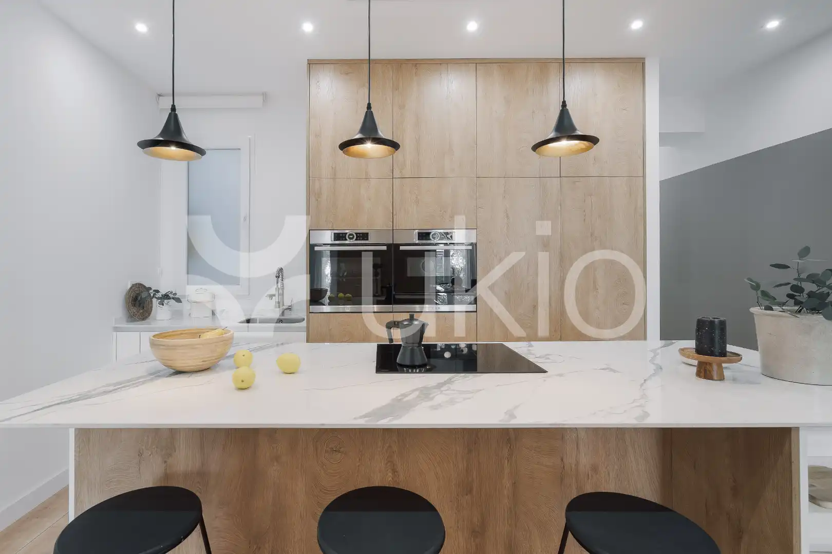 Kitchen of Apartments for rent in Madrid  with Air Conditioner, Heating and Furnished