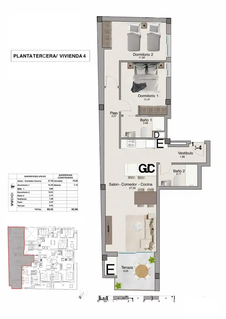 Apartament amb piscina en venda a Santa Pola ciudad, imagen 22