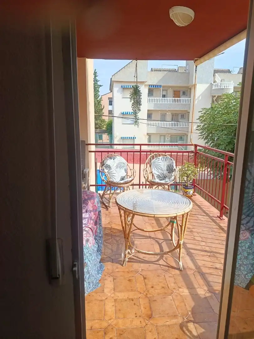 Terraza de Piso de alquiler en Santiago de la Ribera