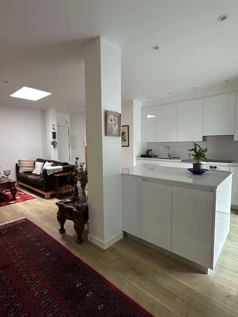 Cuina de Apartament per a compartir en Donostia - San Sebastián  amb Aire condicionat, Calefacció i Terrassa