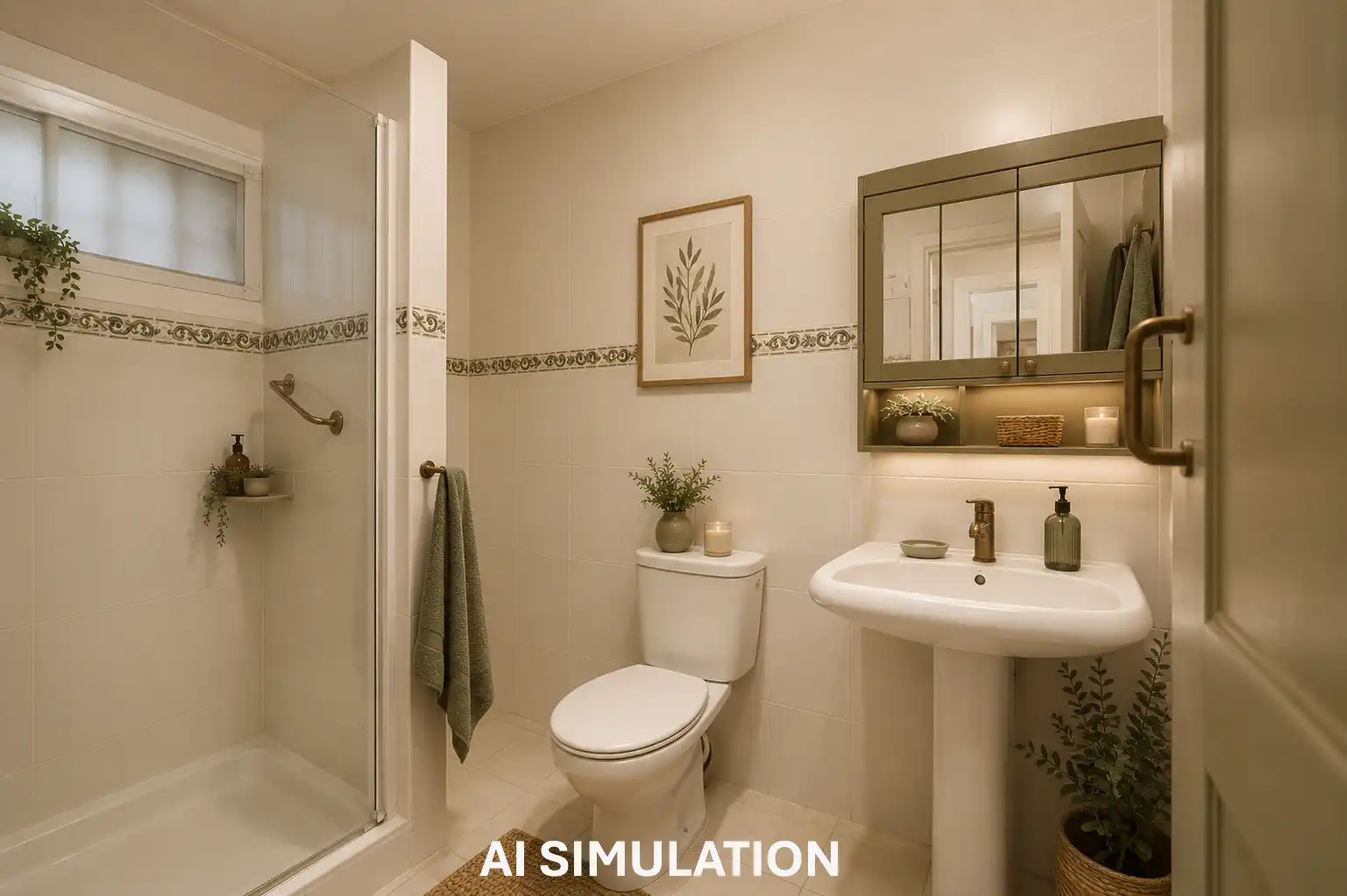 Badezimmer von Wohnungen zum Verkauf in Mijas mit Terrasse, Schwimmbad und Möbliert