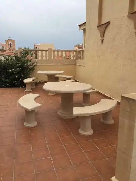 Terrasse von Wohnung zur Miete in Roquetas de Mar mit Terrasse, Möbliert und Gemeinschaftspool