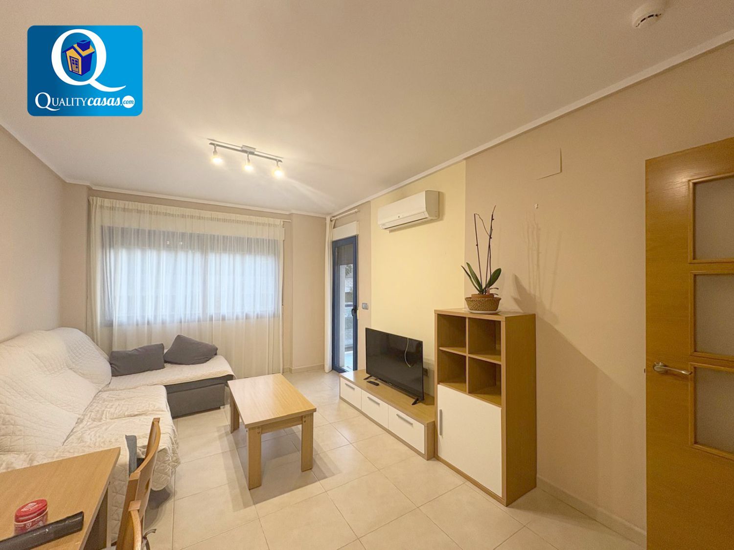 Living room of Flat for sale in Alicante / Alacant  with Air Conditioner, Heating and Terrace