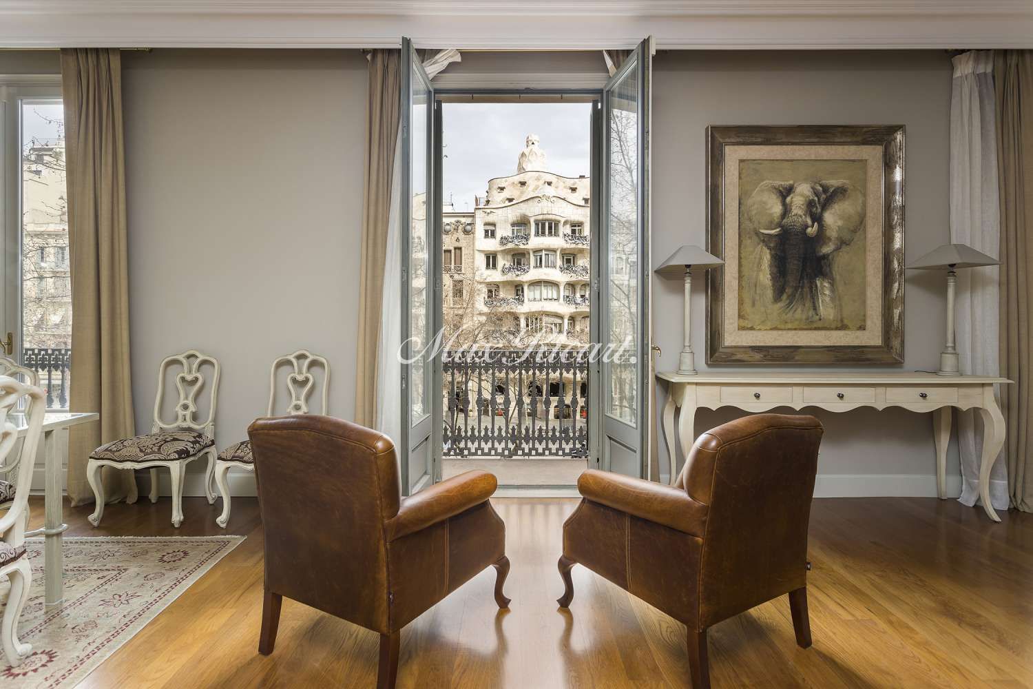 Bedroom of Flat for sale in  Barcelona Capital  with Air Conditioner, Heating and Balcony