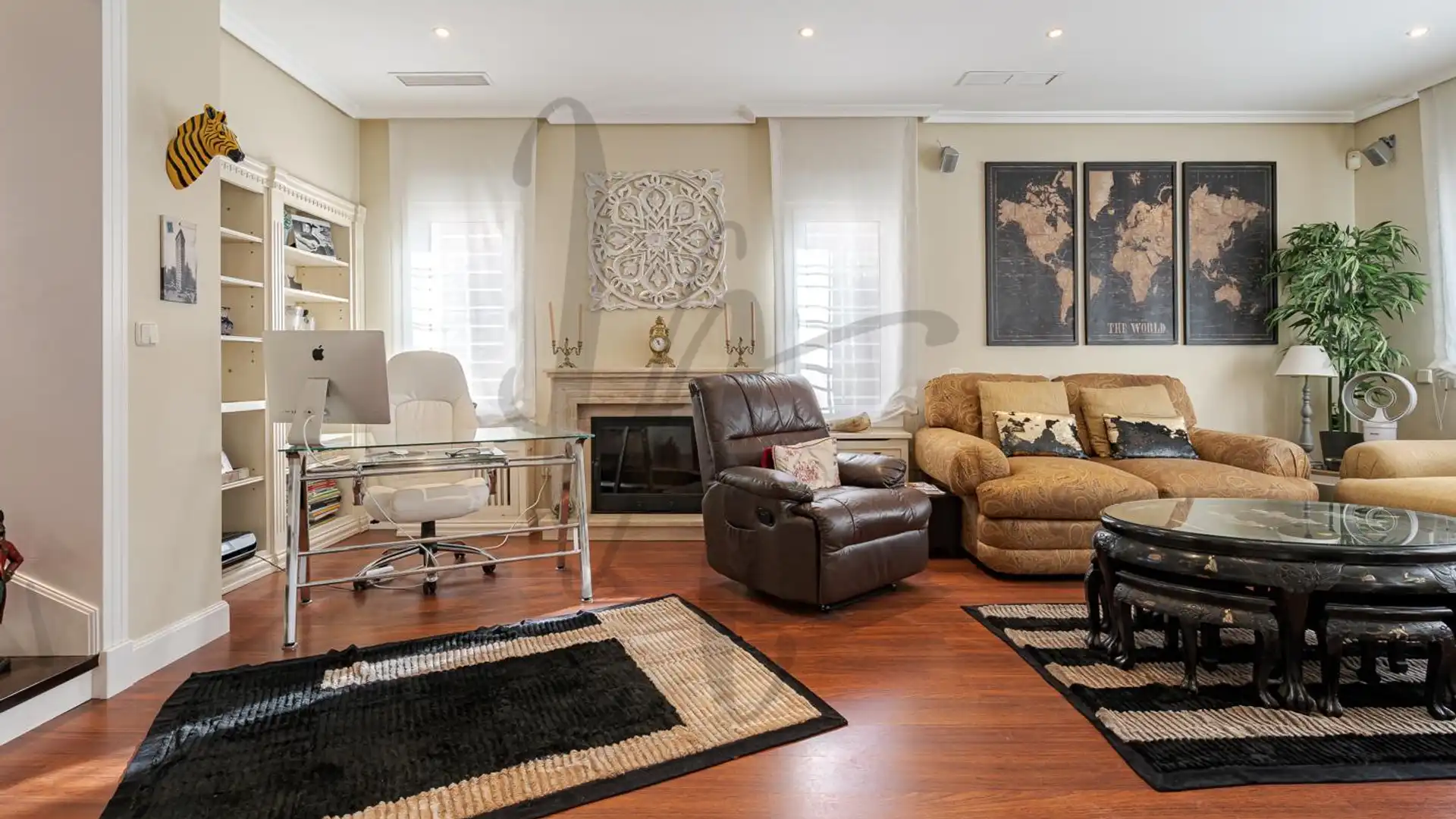 Sala de estar de Casa o chalet en venta en Valdetorres de Jarama con Calefacción, Jardín privado y Terraza