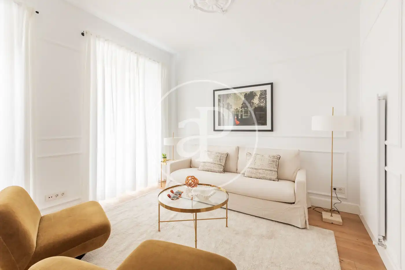 Sala d'estar de Pis en venda en Barrio de Salamanca