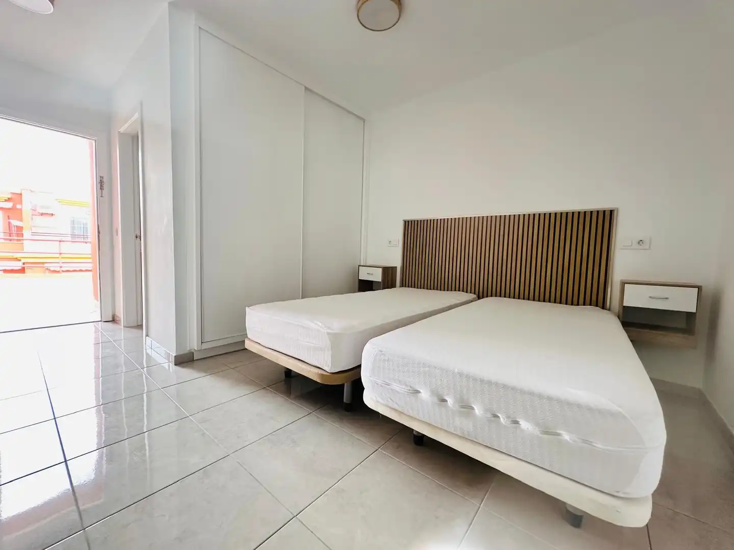 Schlafzimmer von Loft zur Miete in San Bartolomé de Tirajana mit Klimaanlage, Terrasse und Möbliert