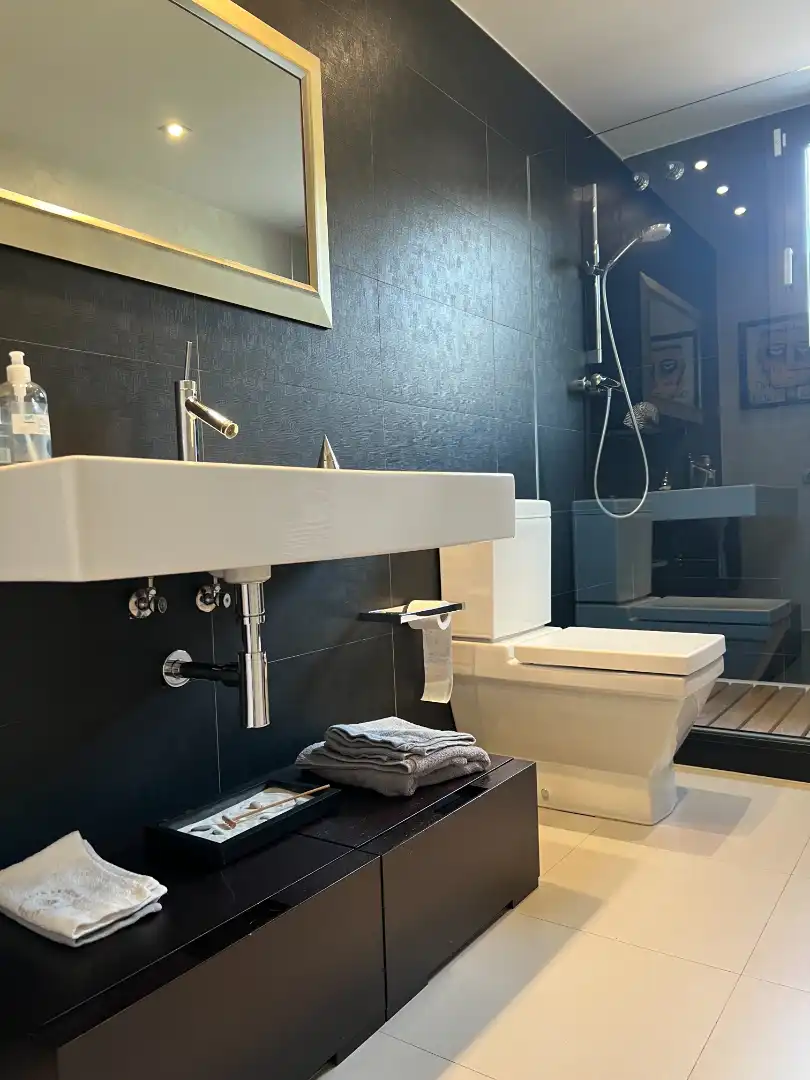 Baño de Casa o chalet en venta en La Garriga con Calefacción, Jardín privado y Parquet