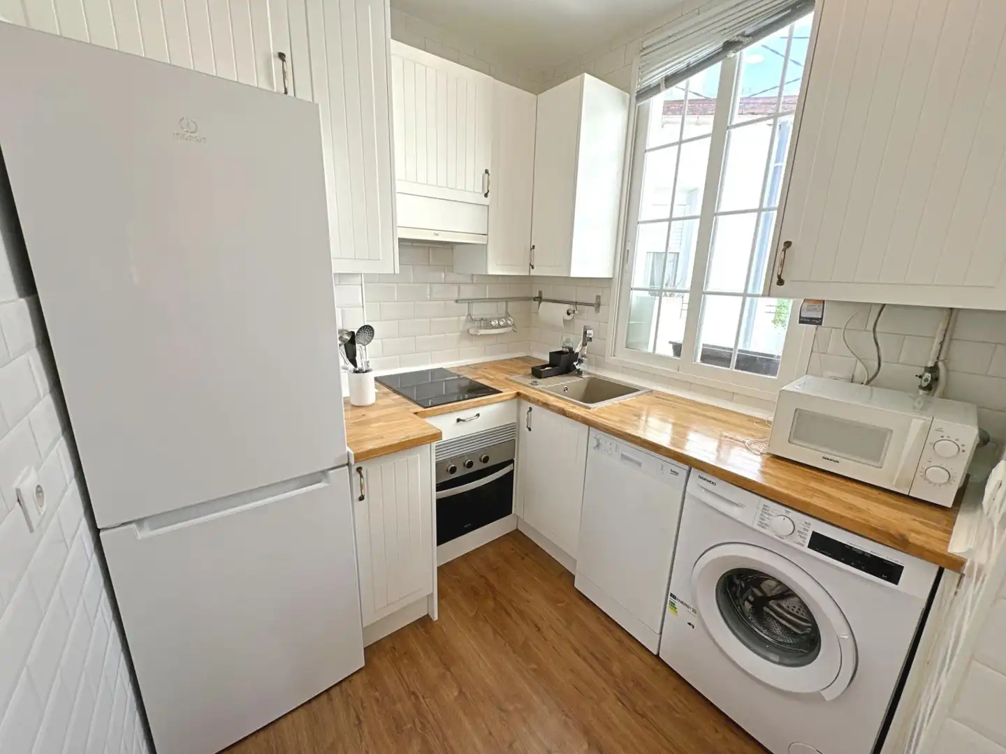 Cocina de Piso de alquiler en Madrid con Aire acondicionado, Calefacción y Terraza