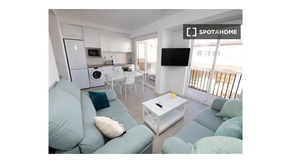 Exterior view of Flat for rent in Sueca  with Air Conditioner, Heating and Furnished