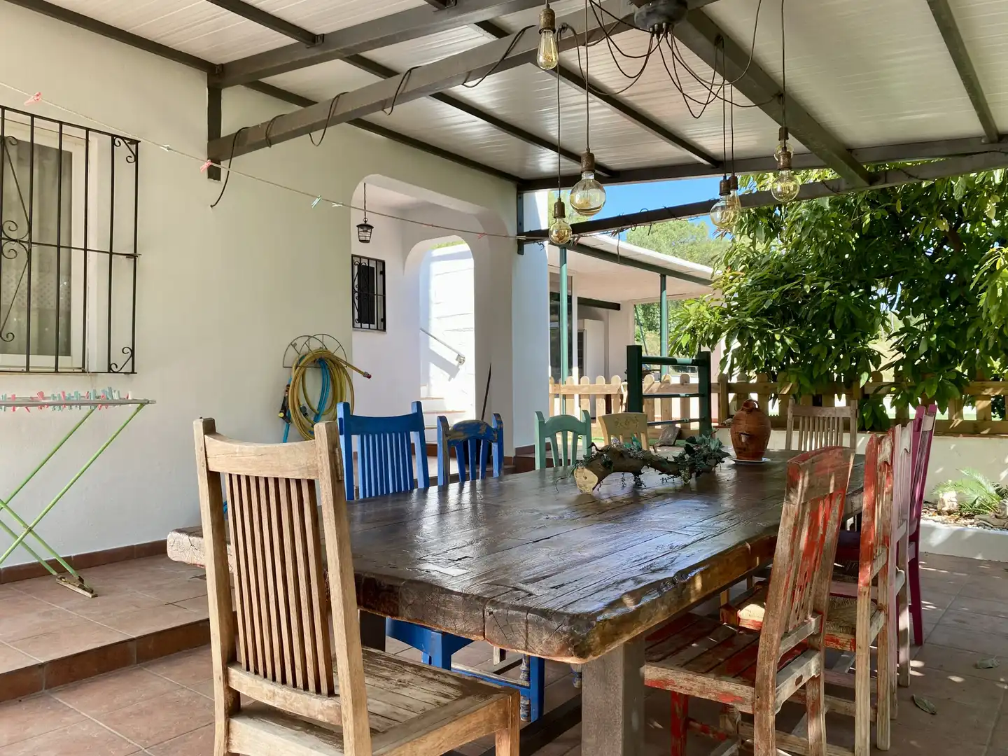 Terrace of Country homes for sale in Estepona  with Air Conditioner, Private garden and Terrace