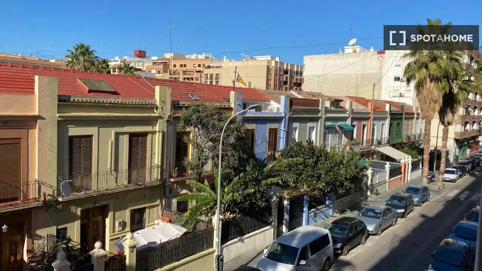 Vista exterior de Pis de lloguer en Valencia amb Aire condicionat, Calefacció i Moblat
