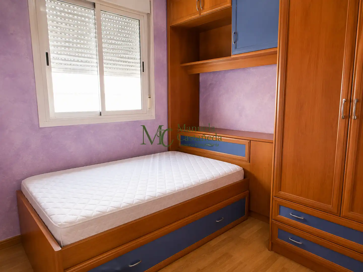 Bedroom of Flat for rent in Mérida  with Air Conditioner, Heating and Alarm