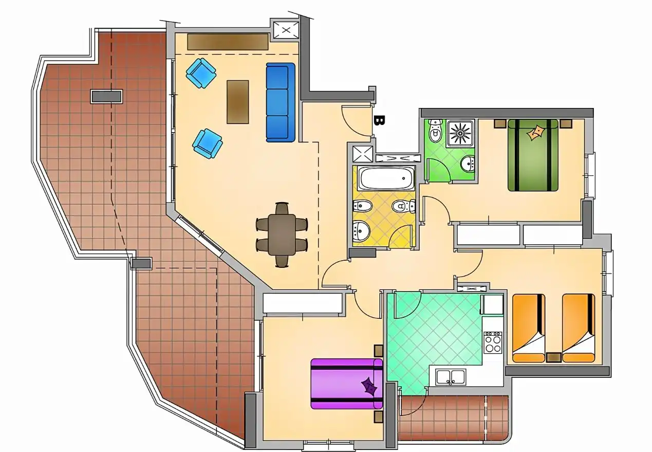 Apartment with terrace for sale in Zona Levante - Playa Fossa, imagen 47