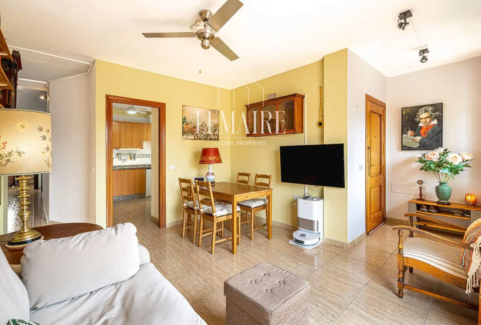 Sala de estar de Piso en venta en Arona con Terraza y Amueblado
