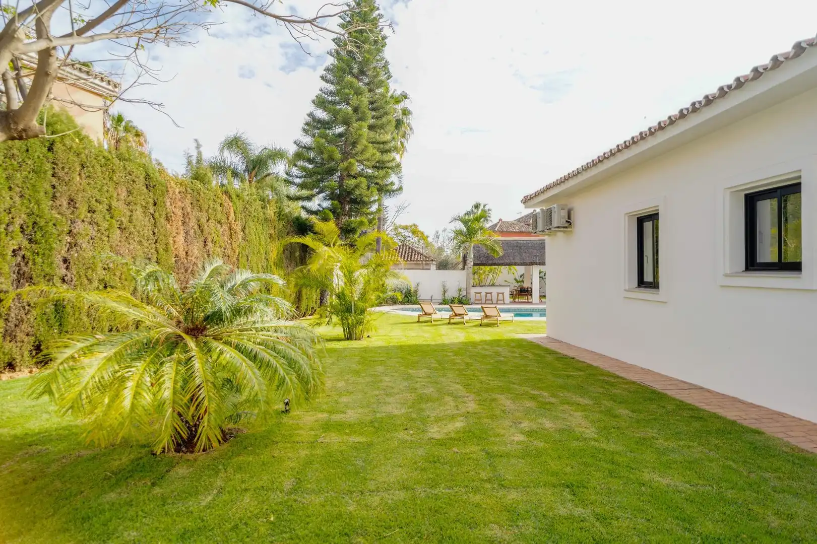 Jardín de Casa o chalet en venta en Marbella con Aire acondicionado, Jardín privado y Terraza