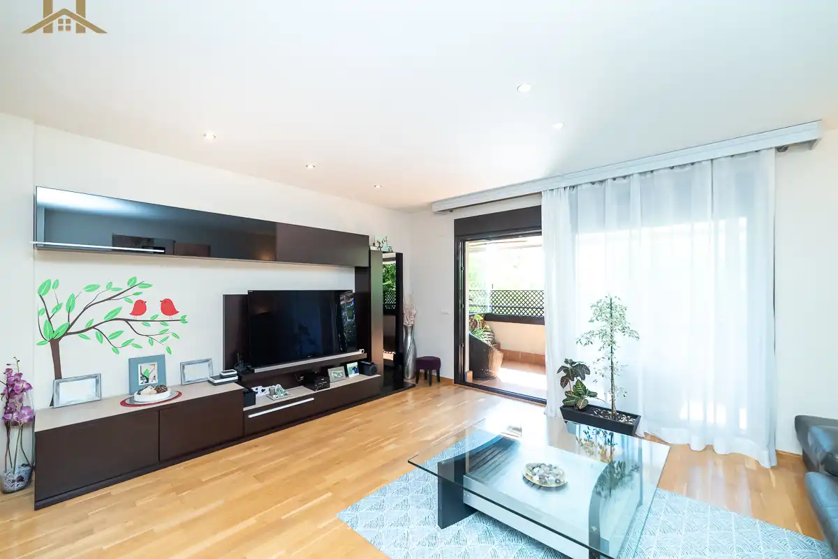 Sala d'estar de Pis en venda en Las Rozas de Madrid