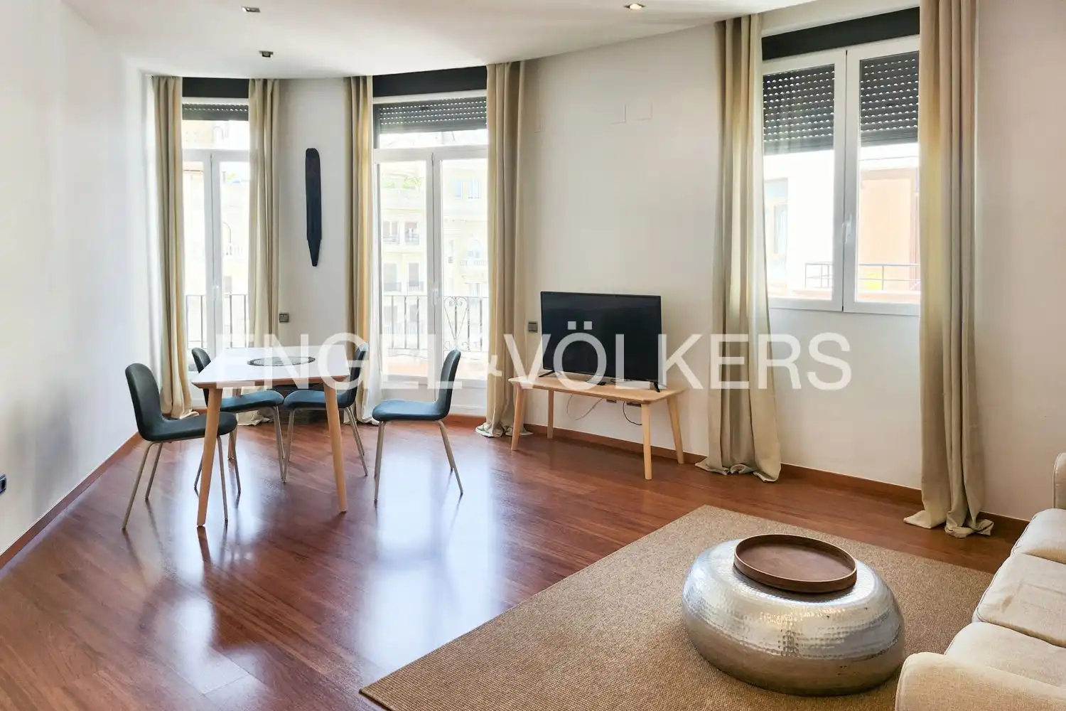 Sala de estar de Piso de alquiler en Valencia con Aire acondicionado, Calefacción y Amueblado